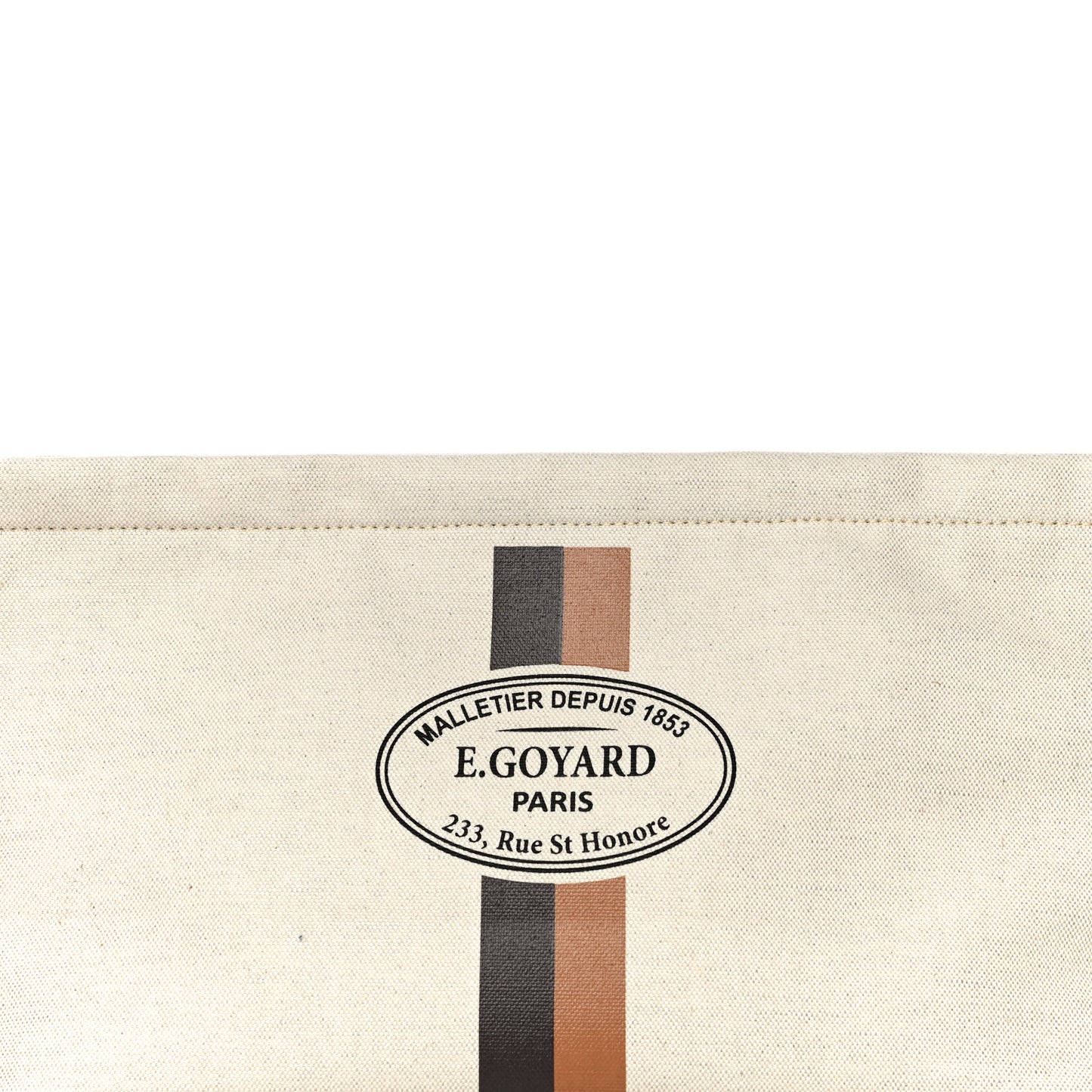 Canvas Necessaire Organizer Pouch Off White