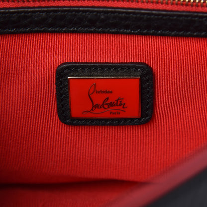 Christian Louboutin Calfskin Spikes Panettone Messenger Black 6 of 9