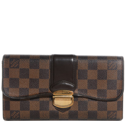 Louis Vuitton Damier Ebene Sistina Wallet 1 of 8