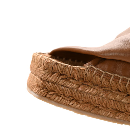 Jimmy Choo Nappa Daja 45 Espadrille Sandals 40 Cuoio 9 of 11