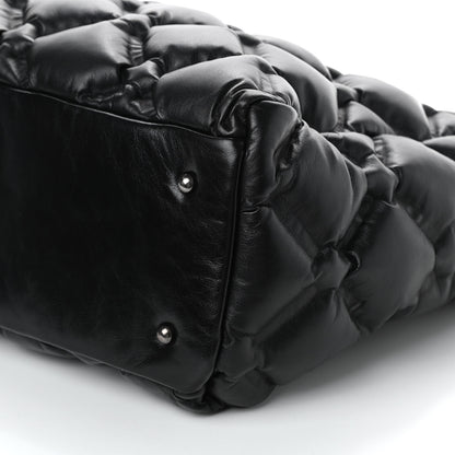 Chanel Calfskin Quilted Large Chesterfield Tote Black 9 of 10