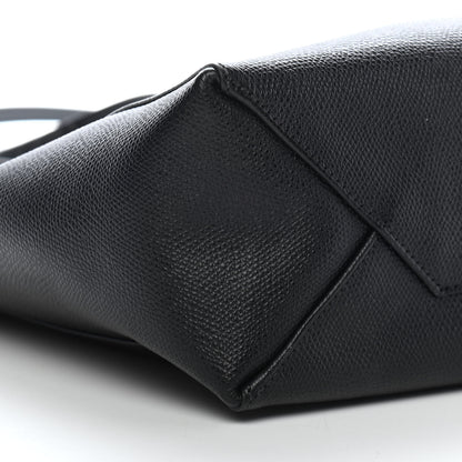 Celine Grained Calfskin Small Vertical Cabas Black 7 of 8