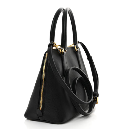 Prada Saffiano Lux Small Promenade Tote Black 3 of 11