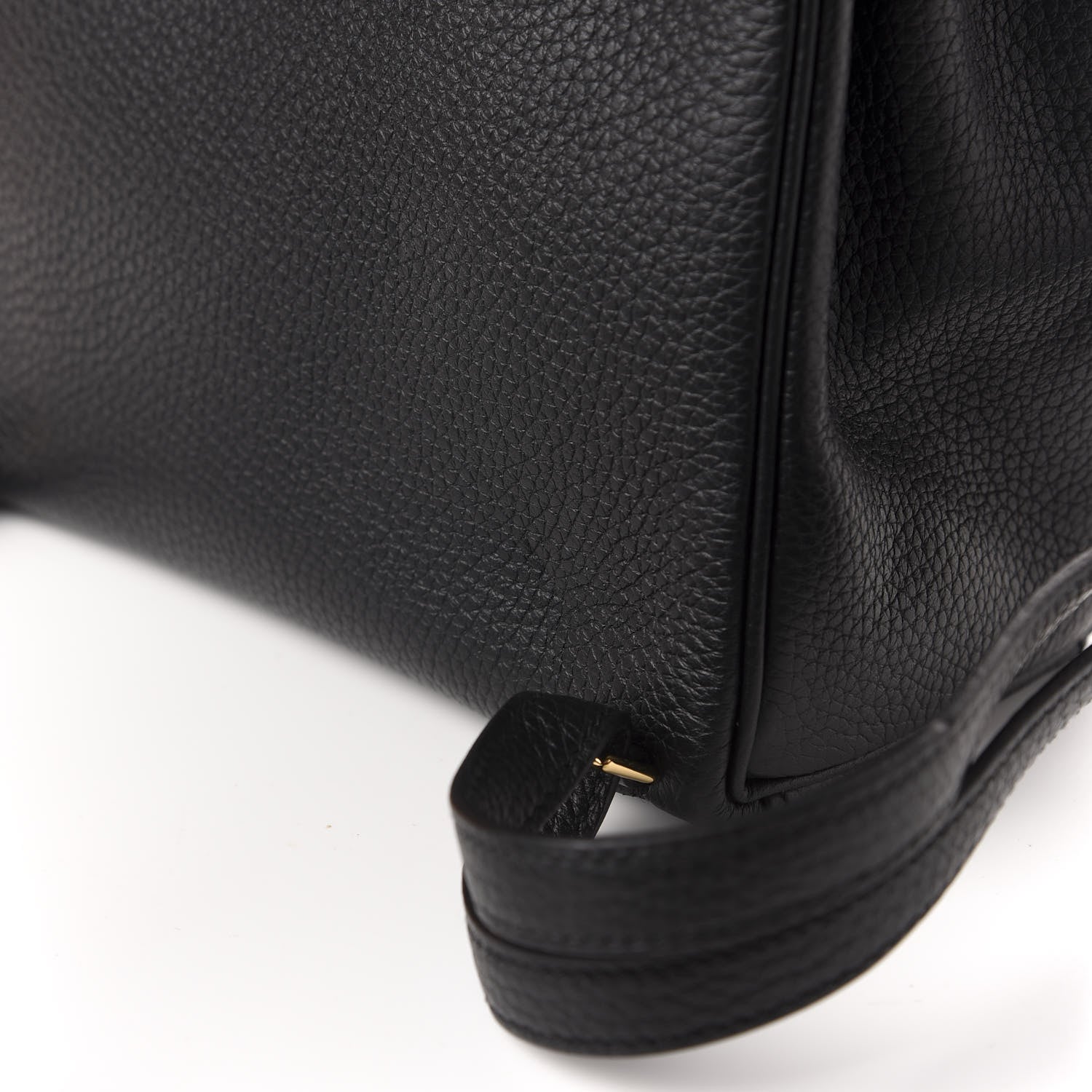 Hermes Taurillon Clemence Kelly Ado Backpack Black 6 of 10