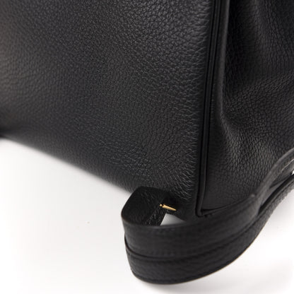 Hermes Taurillon Clemence Kelly Ado Backpack Black 6 of 10