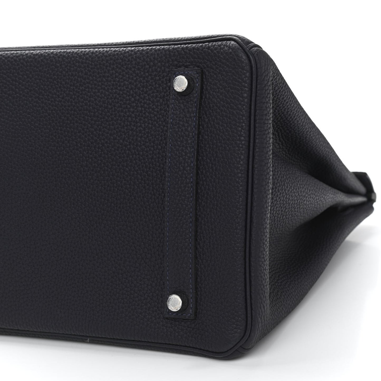 Togo Swift Officier Birkin 35 Bleu Nuit Vert Cypress