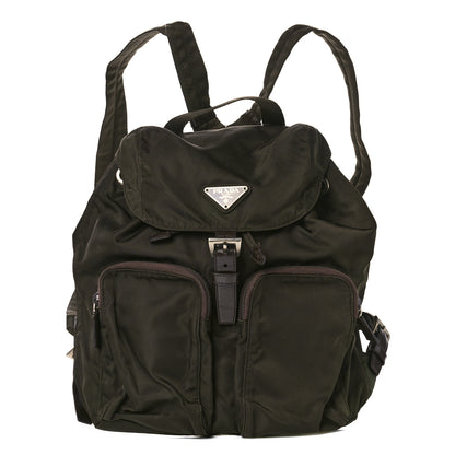 Prada Nylon Vela Backpack Green 1 of 12