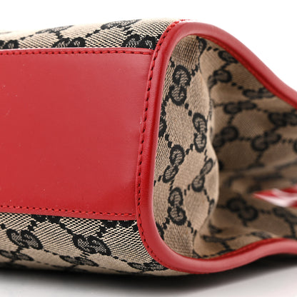 Gucci Monogram Small Bardot Shoulder Bag Red 10 of 13
