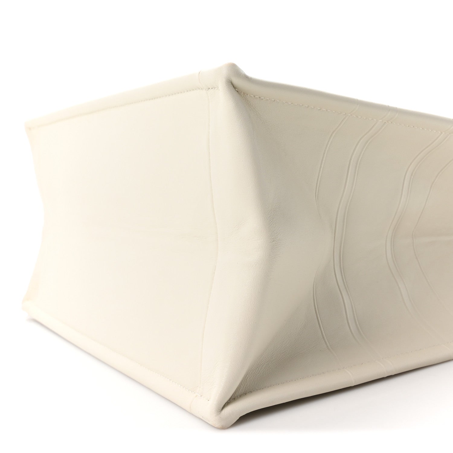 Christian Dior Calfskin Embossed Medium Book Tote Ivory Tote Ivory 10 of 10