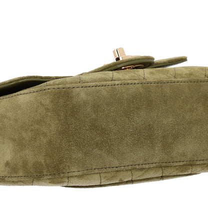 Chanel Suede Calfskin Mini Souplissimo Flap Khaki 9 of 10