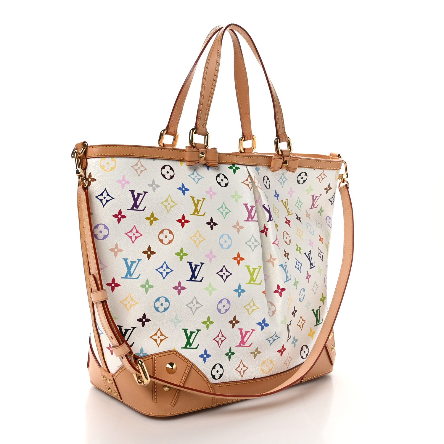 Louis Vuitton Monogram Multicolor Sharleen GM White 3 of 9