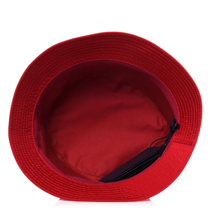 Prada Tessuto Nylon Bucket Hat M Rosso 5 of 7