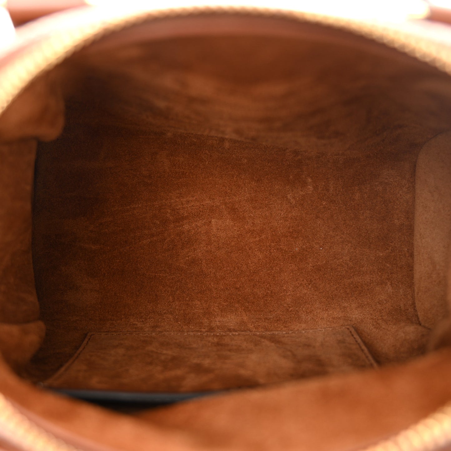 Smooth Calfskin Triomphe Small Boston Bag Tan