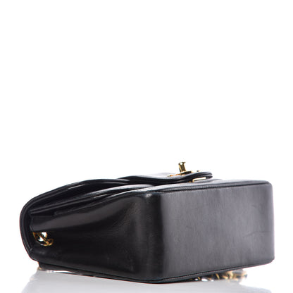 Chanel Lambskin Horizontal Quilted Mini Flap Black 4 of 13