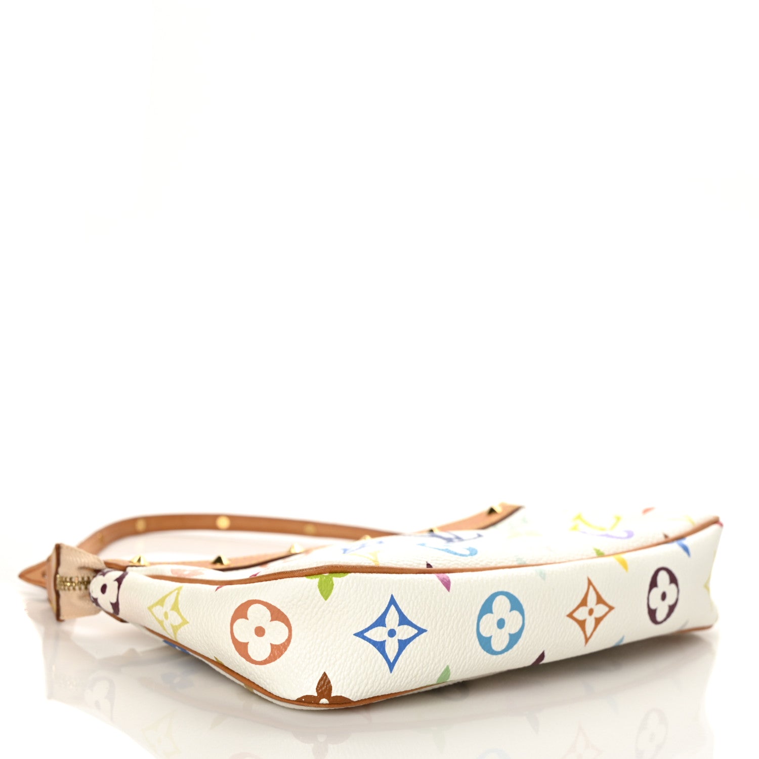 Louis Vuitton Monogram Multicolor Pochette Accessories White 4 of 6