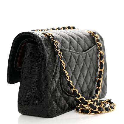 Chanel Caviar Quilted Medium Double Flap Black 3 of 12