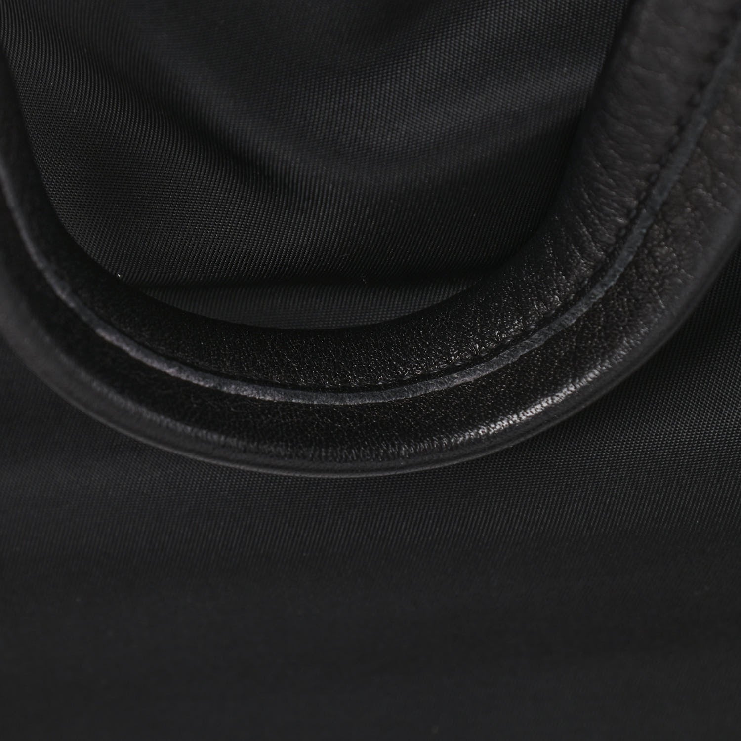 Prada Tessuto Nylon Vitello Daino Tote Black 10 of 11