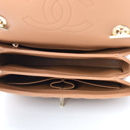 Chanel Lambskin Quilted Small Trendy CC Flap Dual Handle Bag Camel 5 of 13