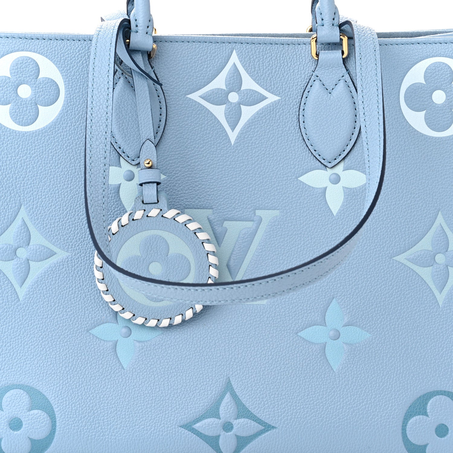 Louis Vuitton Empreinte Monogram Giant By The Pool Onthego MM Summer Blue 7 of 10