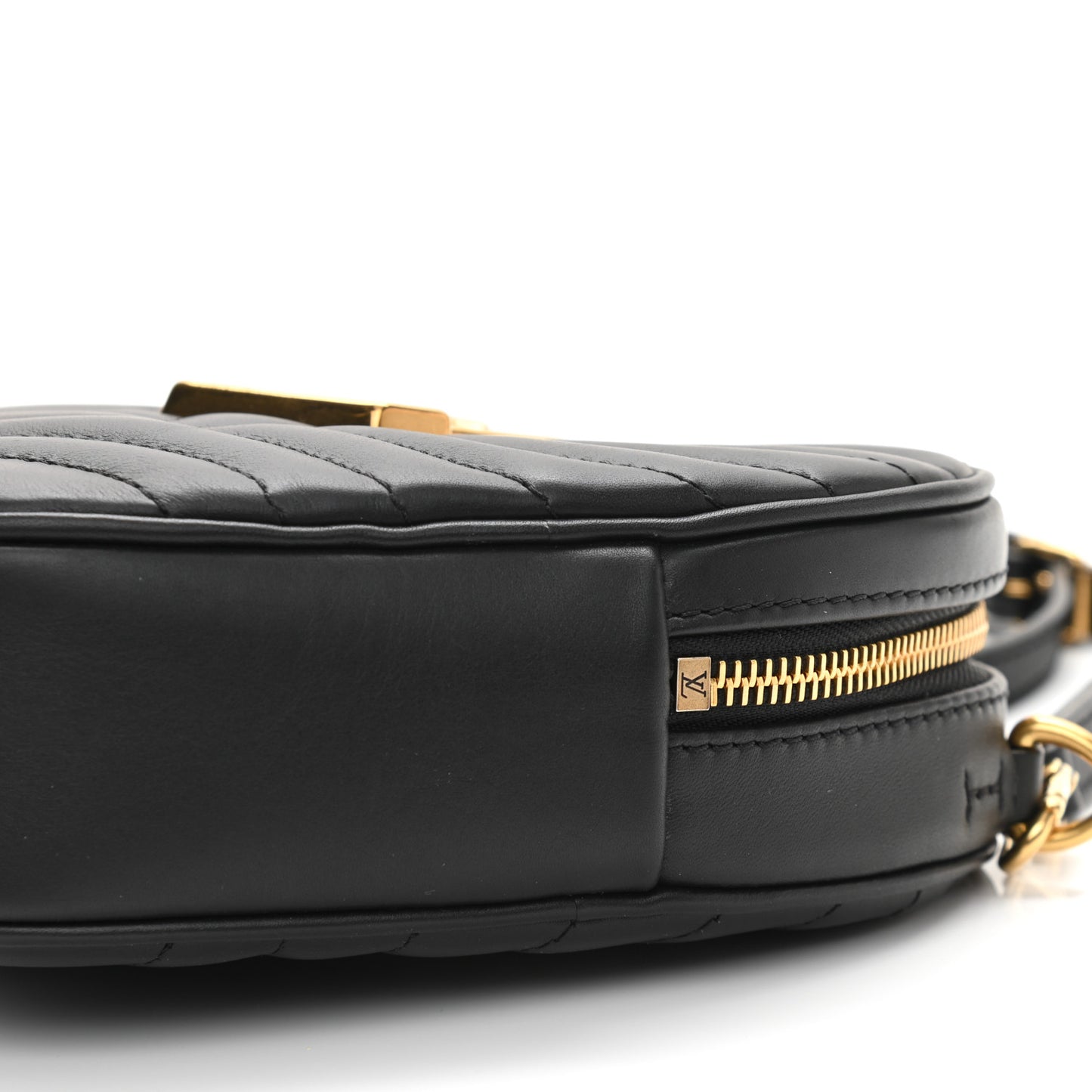 Calfskin New Wave Heart Bag Black