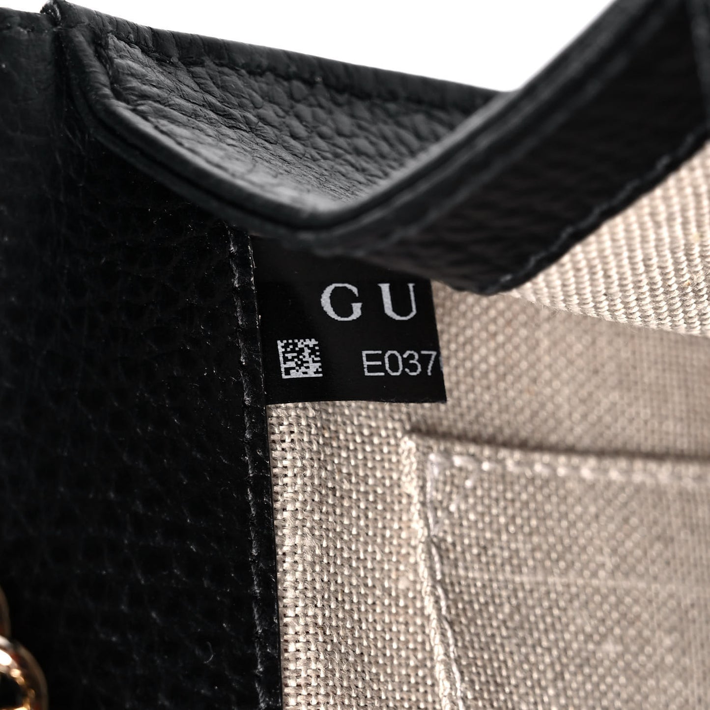 Dollar Calfskin Small Interlocking G Shoulder Bag Black
