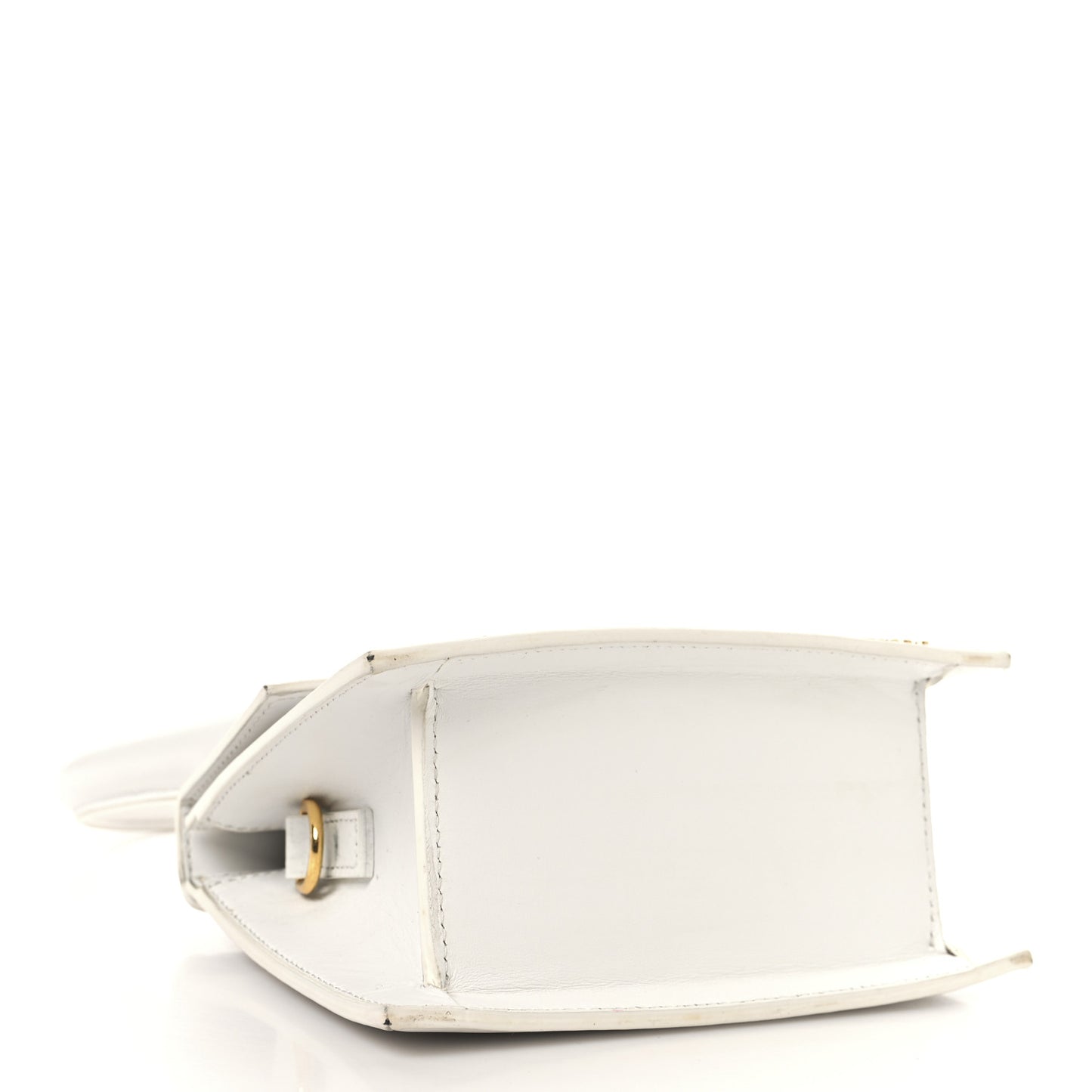 Smooth Calfskin Le Chiquito Moyen White