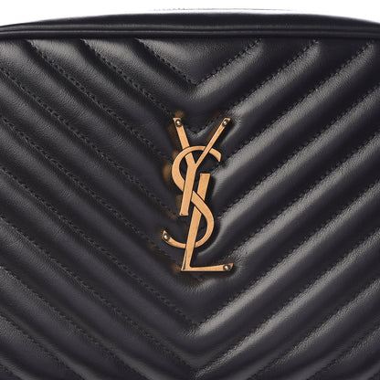 Saint Laurent Calfskin Matelasse Monogram Lou Camera Bag Black 10 of 10