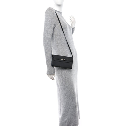 Hermes Epsom Kelly Wallet To Go Black 2 of 12