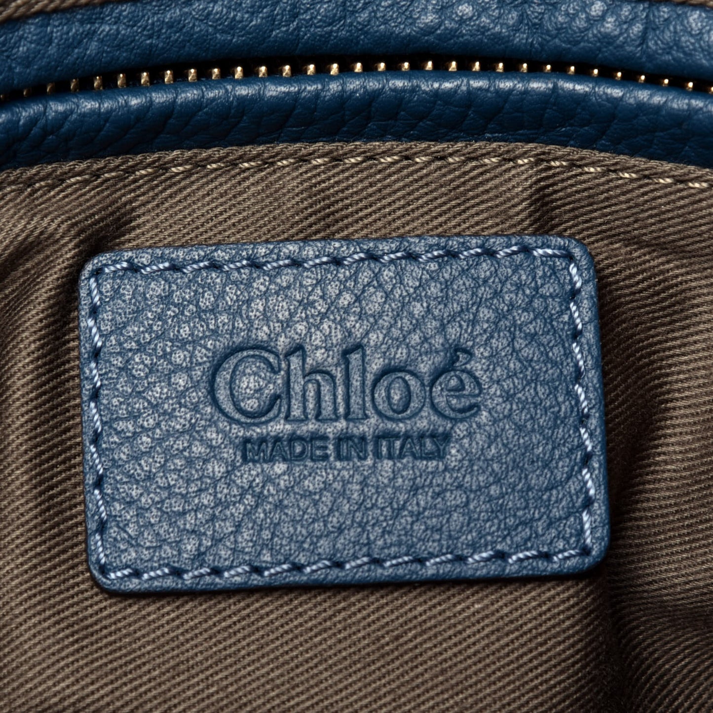 Calfskin Medium Marcie Satchel Navy Ink