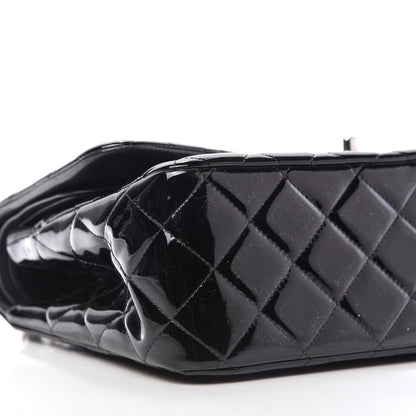 Chanel Patent Quilted Jumbo Double Flap Black 6 of 10