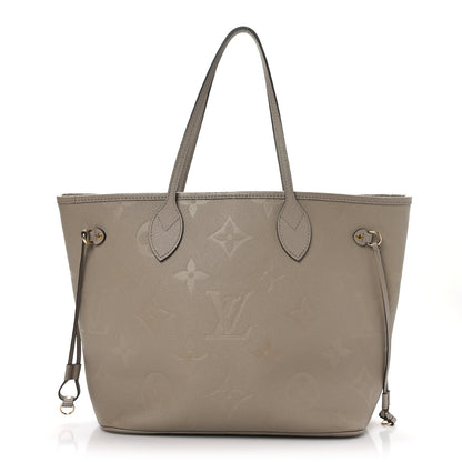 Louis Vuitton Empreinte Monogram Giant Neverfull MM Tourterelle 1 of 8