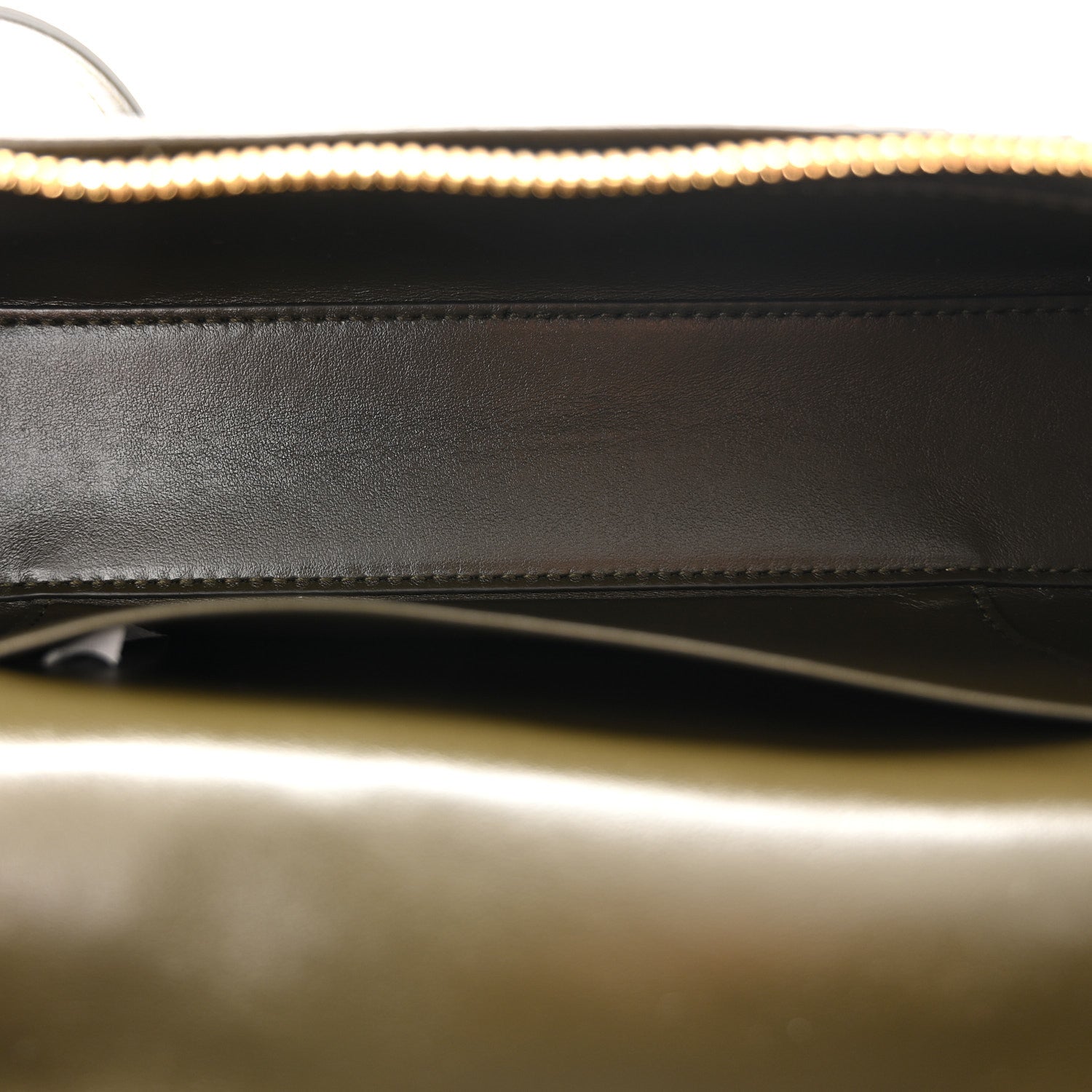 Bottega Veneta Calfskin Intrecciato Bang Bang Vanity Case Kaki 5 of 10