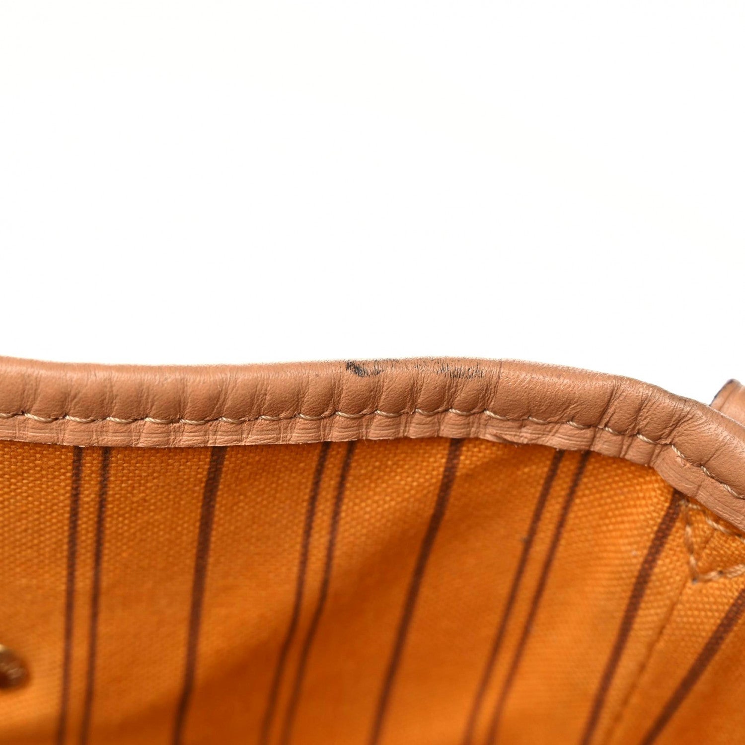 Louis Vuitton Damier Azur Braided Neverfull MM Orange 10 of 27