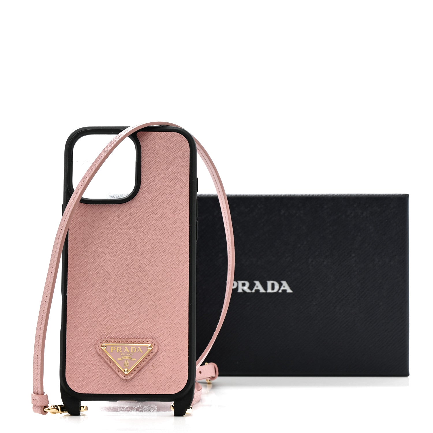Prada Saffiano iPhone 16 Pro Max Case With Strap Peach 6 of 6