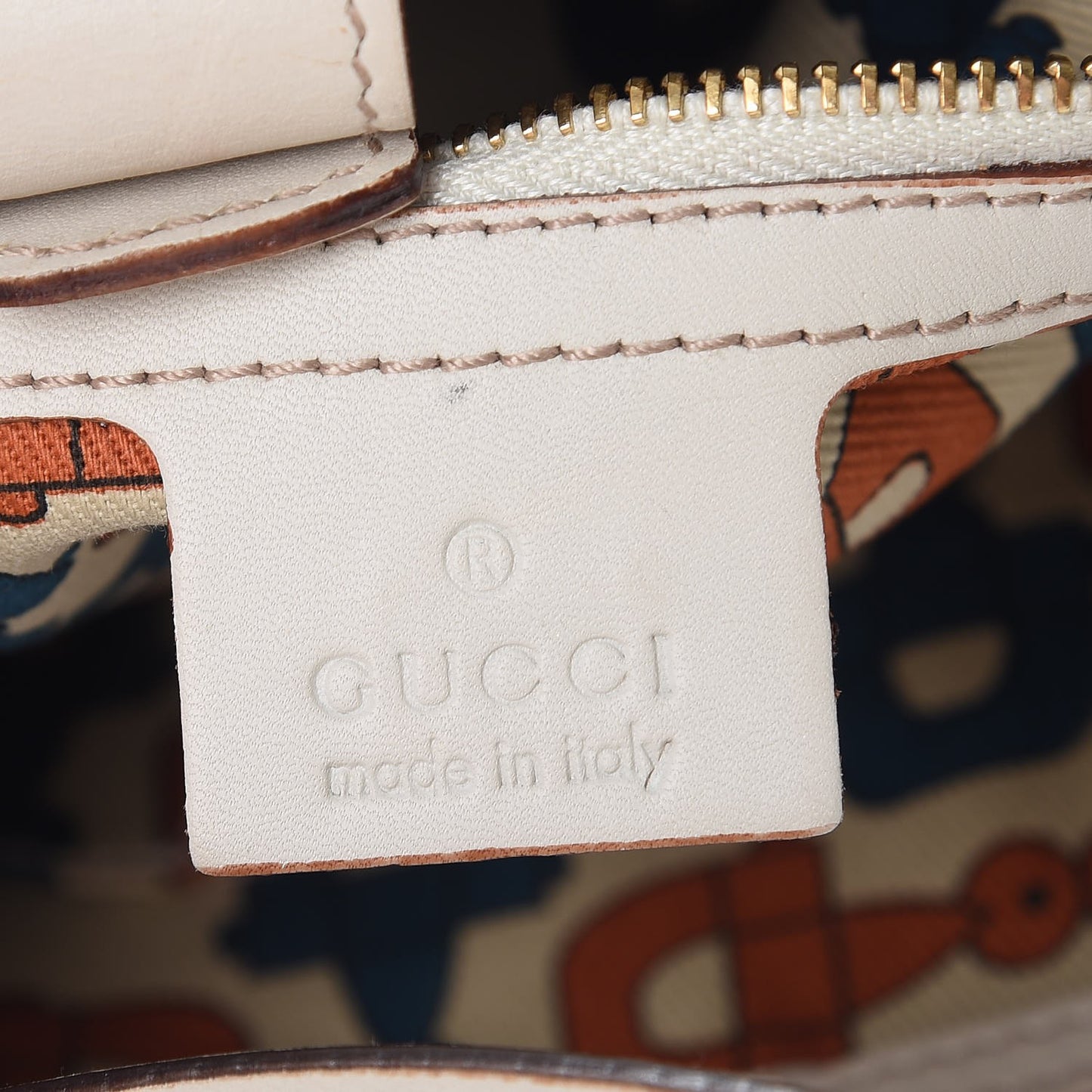 Guccissima Punch Hobo Bag White