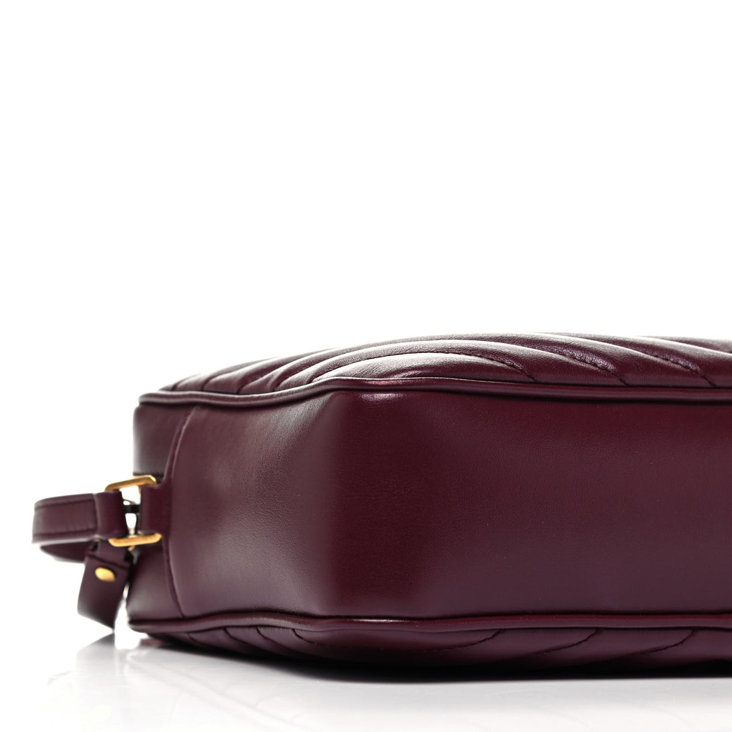 Calfskin Matelasse Monogram Lou Camera Bag Legion Red