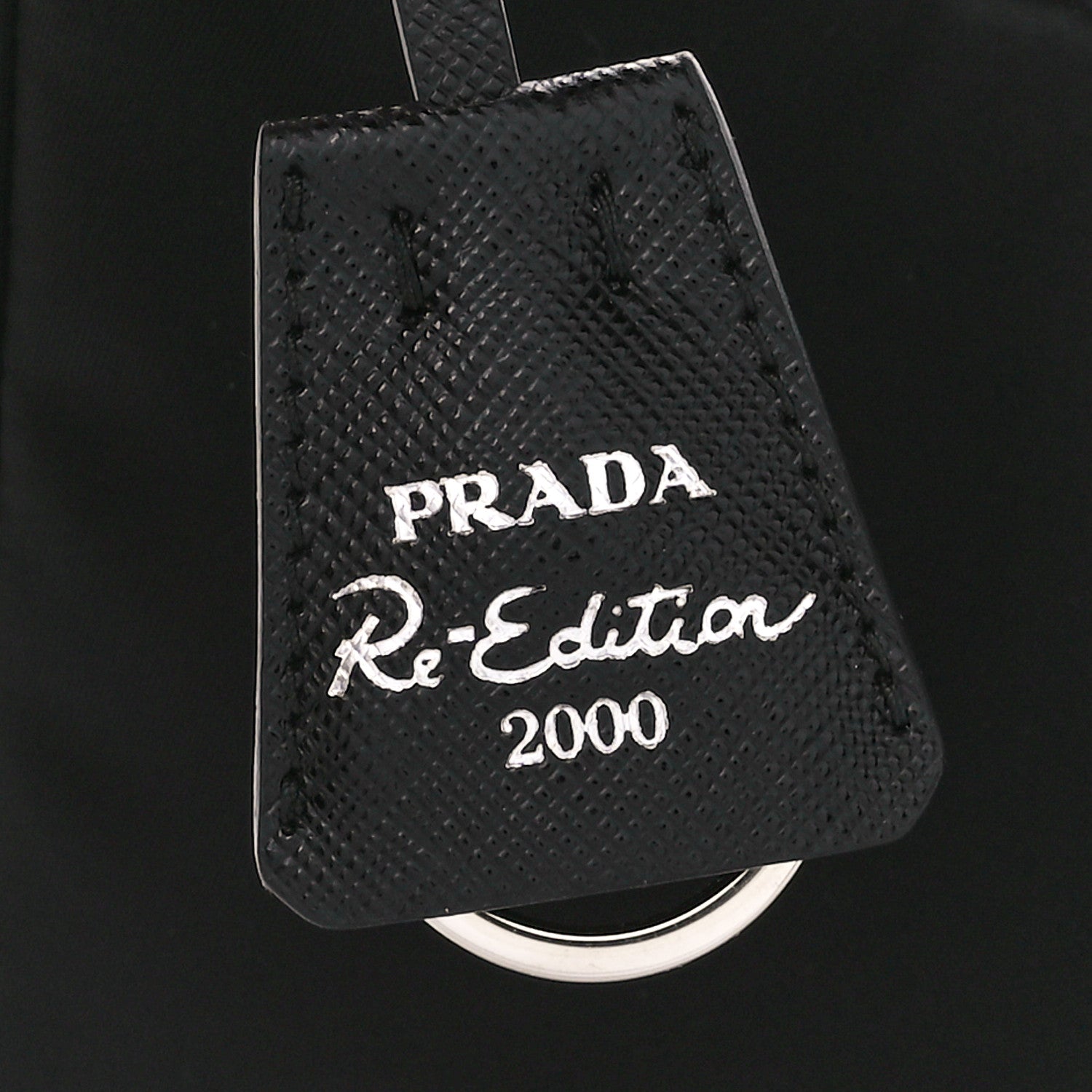 Prada Tessuto Nylon Mini Re-Edition 2000 Bag Black 9 of 12