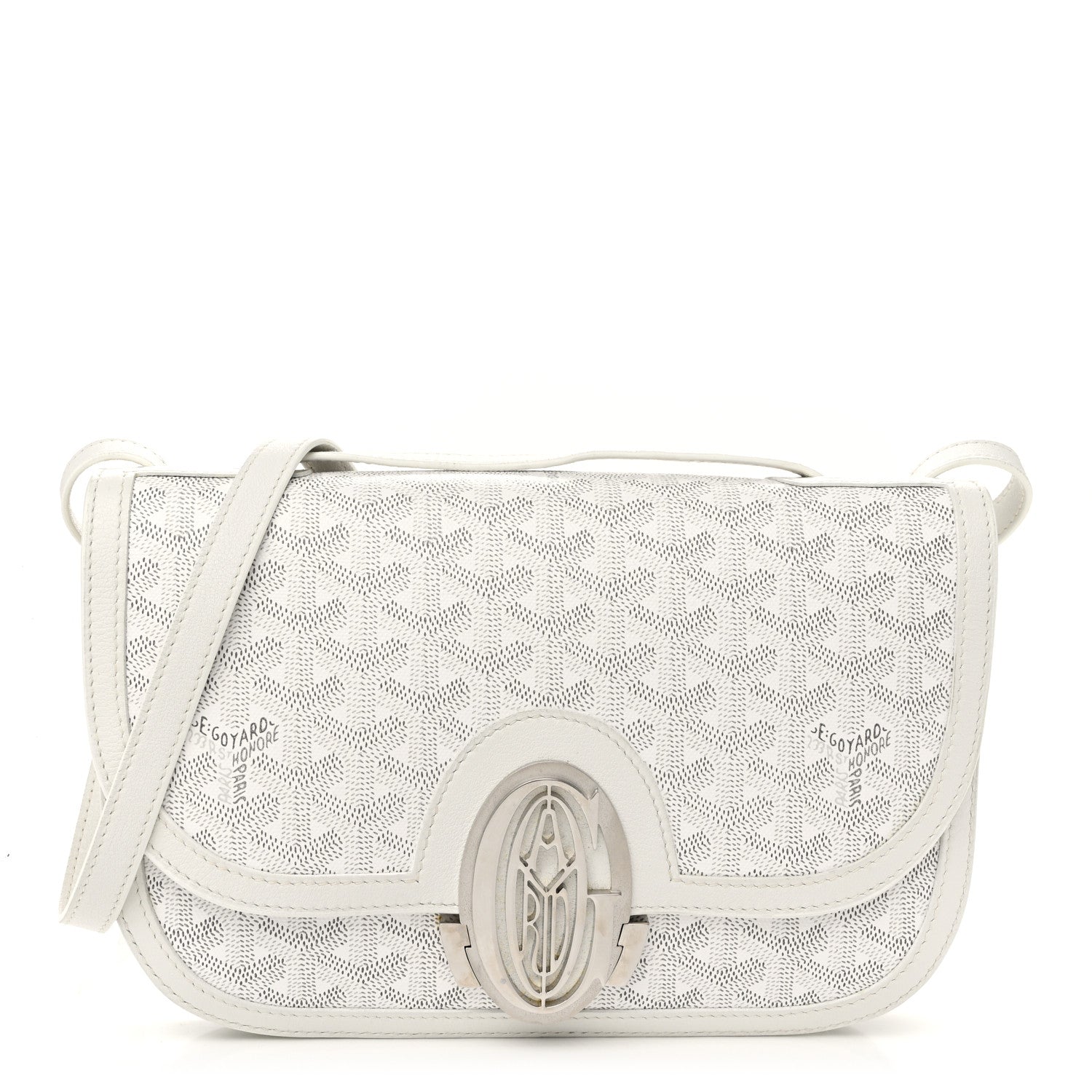 Goyard Goyardine 233 PM Shoulder Bag White 1 of 9