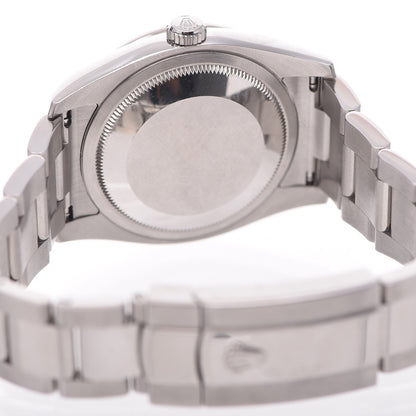 Rolex Stainless Steel Diamond 36mm Oyster Perpetual Datejust Watch Silver 116244 5 of 9