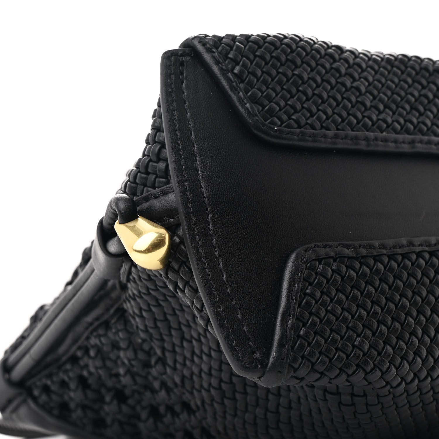 3.1 Phillip Lim Verona Calfskin Macrame Petite Soft ID Shoulder Bag Black 9 of 11