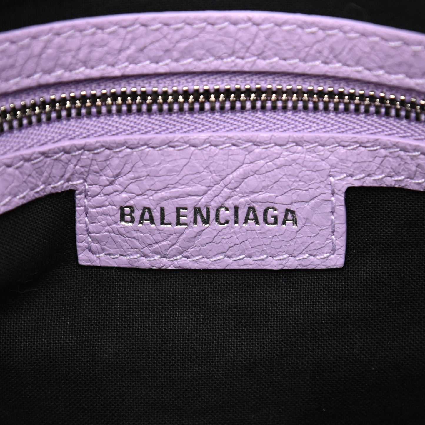 Agneau Arena Le Cagole Bucket Bag XS Lilac
