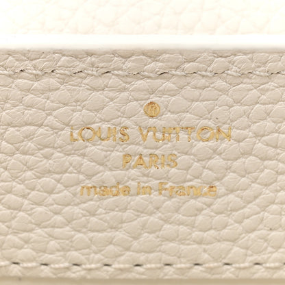 Louis Vuitton Taurillon Ayers Capucines Mini White Snow White 6 of 11