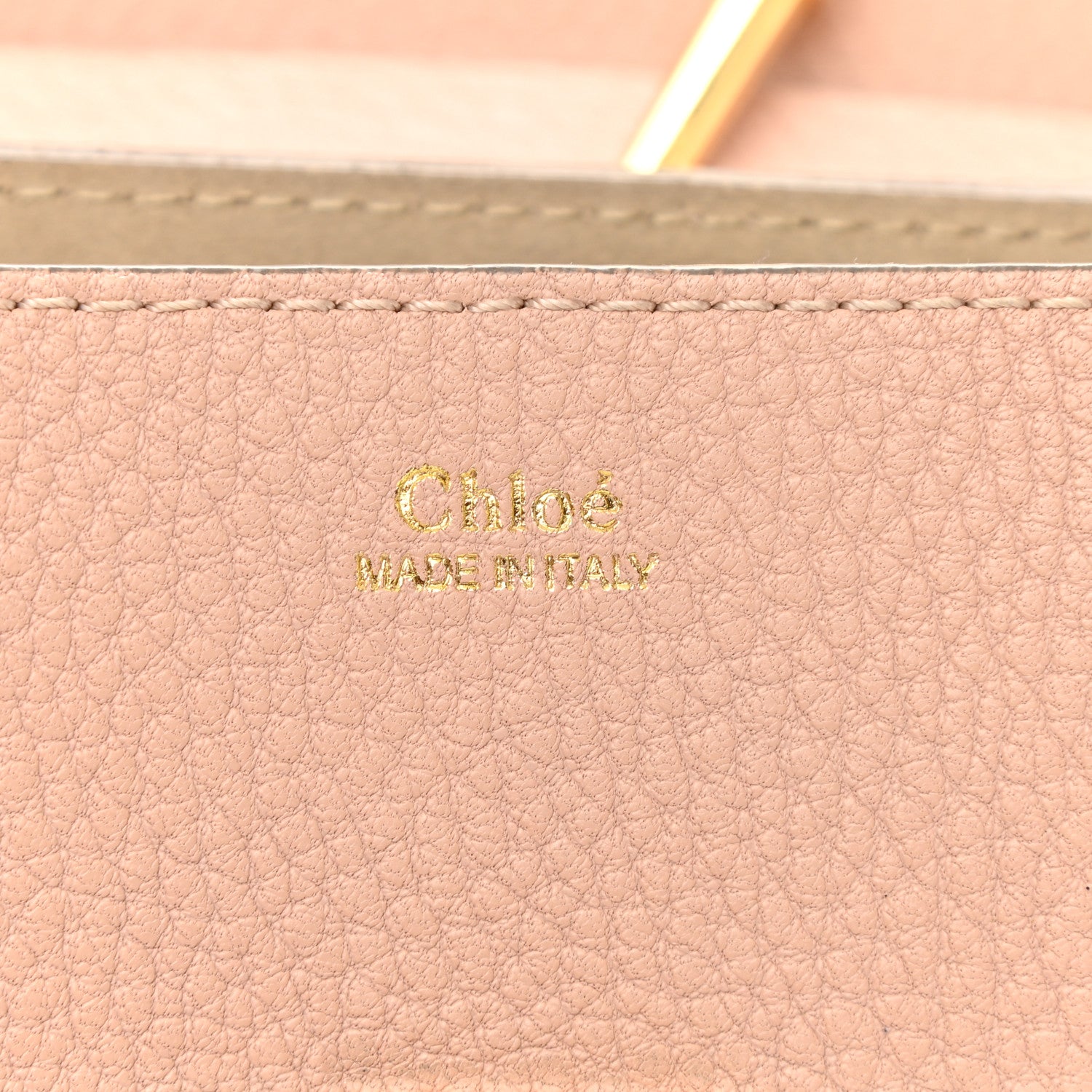 Chloe Grained Lambskin Drew Shoulder Bag Cement Pink 6 of 10
