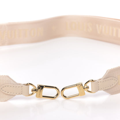 Louis Vuitton Jacquard Monogram Shoulder Strap New Creme 3 of 3