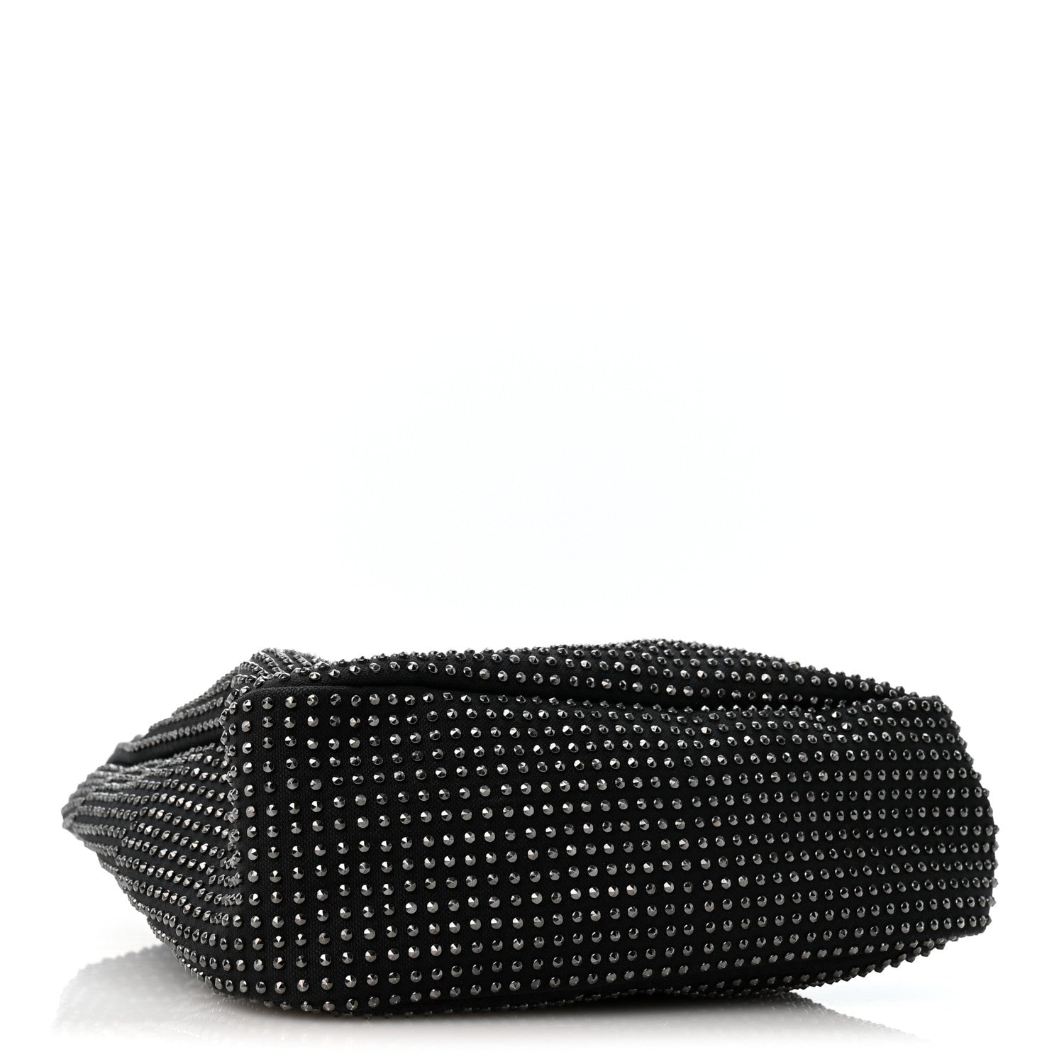 Saint Laurent Cotton Studded Le 5 A 7 Soft Hobo Black 4 of 12