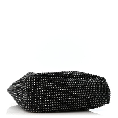 Saint Laurent Cotton Studded Le 5 A 7 Soft Hobo Black 4 of 12