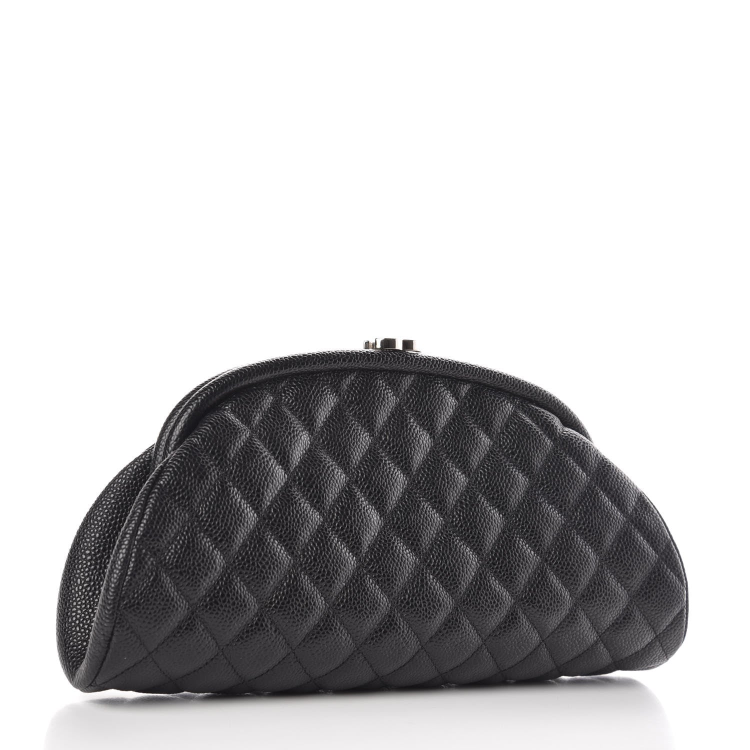 Chanel Caviar Quilted Timeless Clutch Black 3 of 10