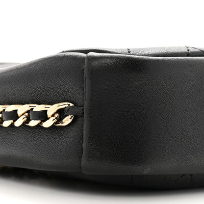 Chanel Goatskin Quilted Small Casual Trip Camera Case Black 9 of 13