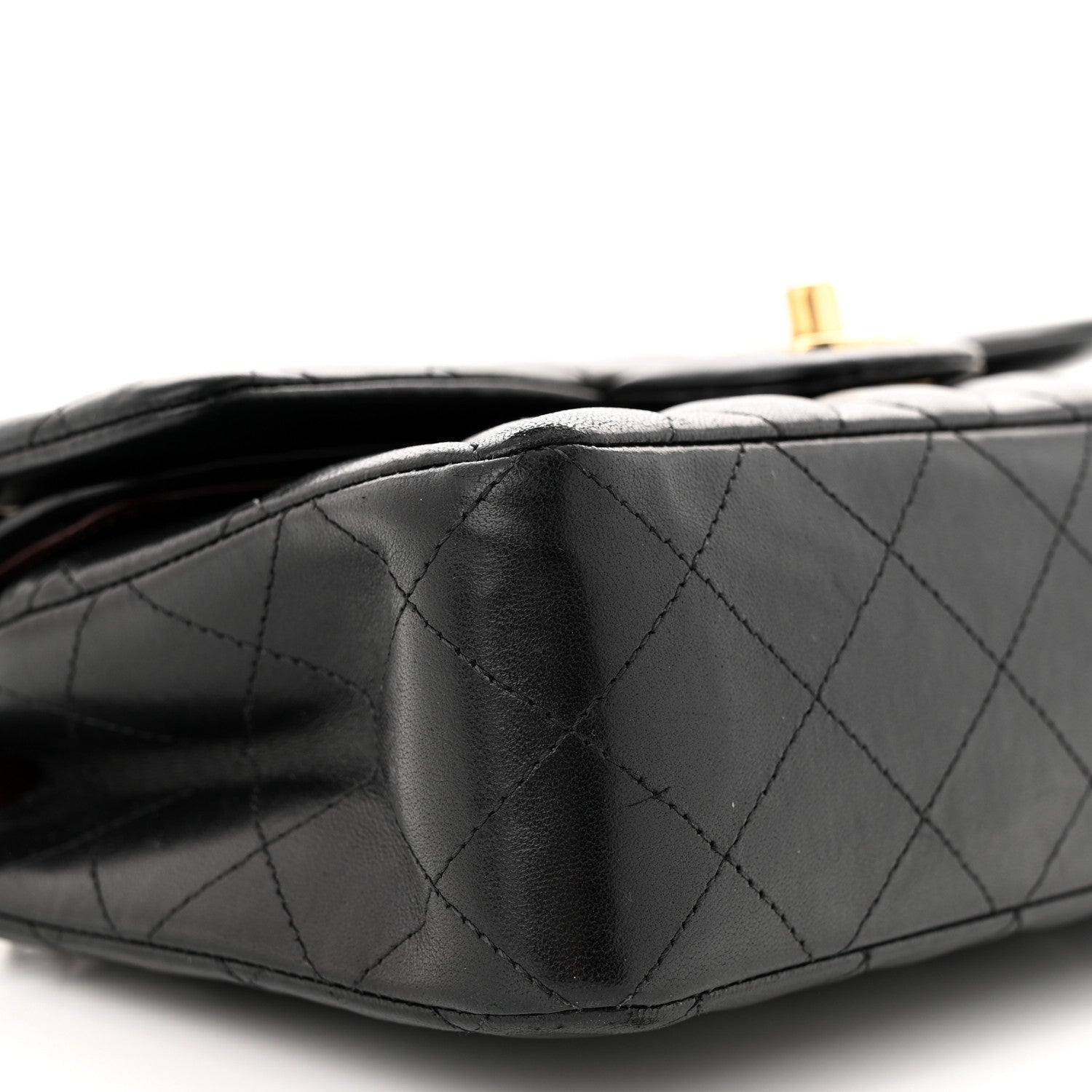 Chanel Lambskin Quilted Small Double Flap Black 9 of 12