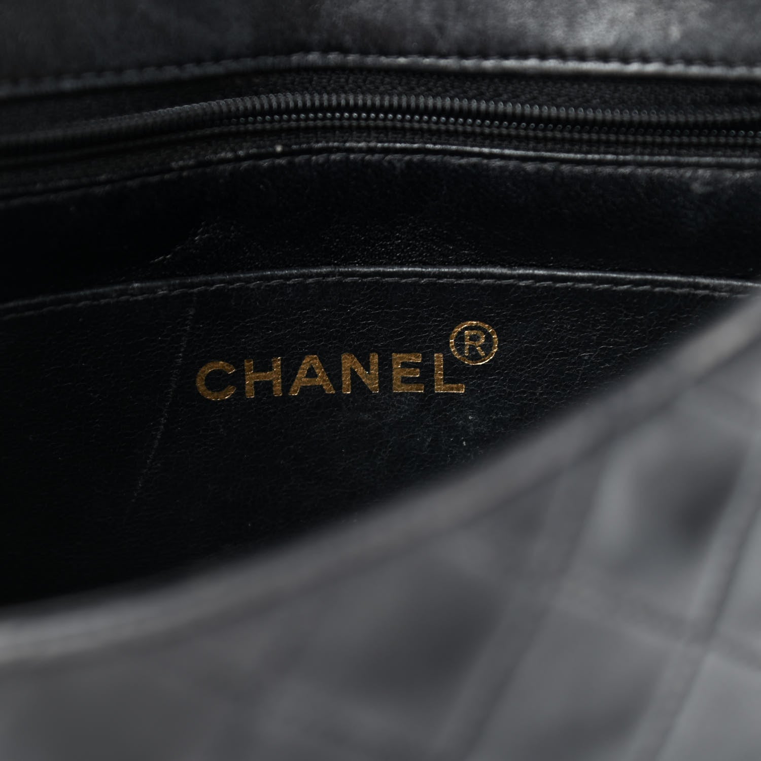 Chanel Lambskin Quilted Mini Square Flap Black 6 of 11